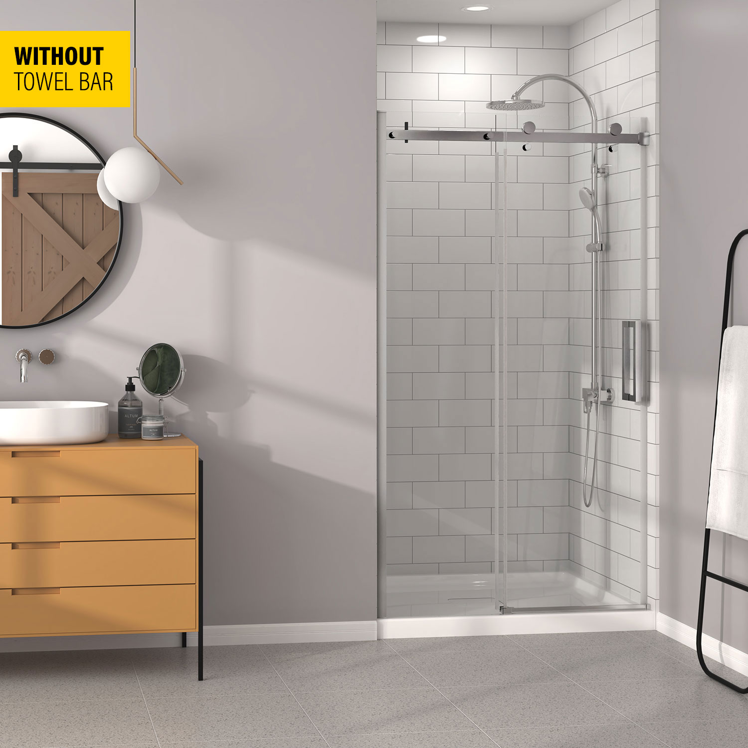 Shower door 48